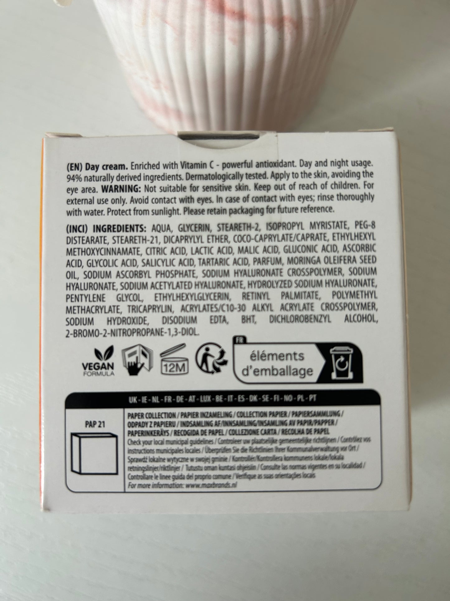 Crème jour vitamine C