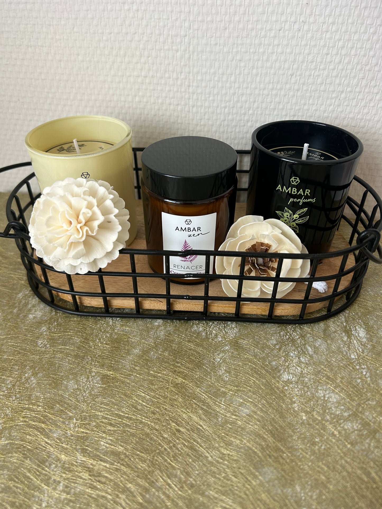 Bougie Fleur de mimosa