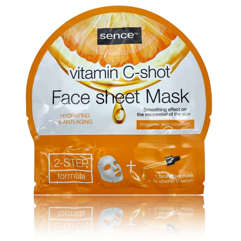 Masque facial vitamine C