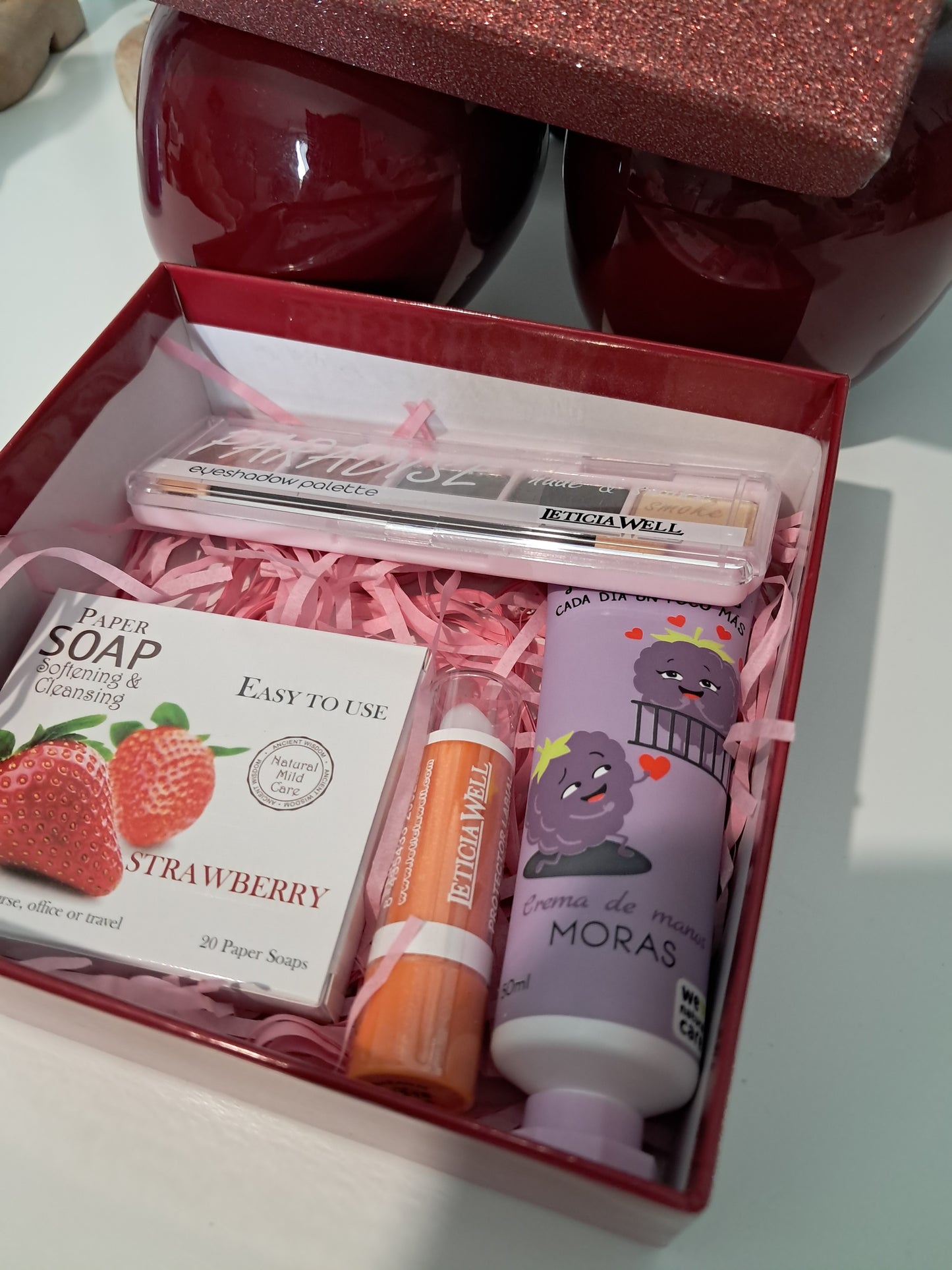 Coffret noeud rouge